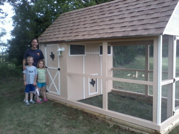 We delivered The Newland family their new Texas Regency Coop.